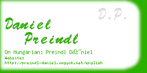 daniel preindl business card